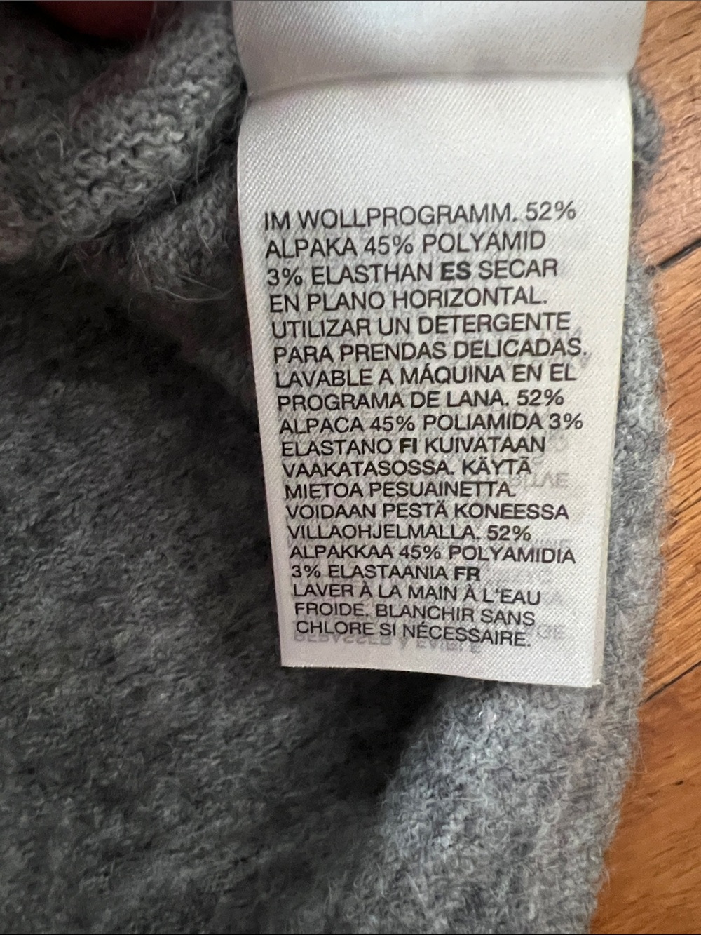 & Other Stories Gray Marled Crewneck Sweater - Picture 5 of 7